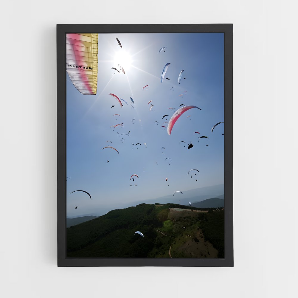 Poster Skyward Adventures – affiche Deltaplane (vue 2)